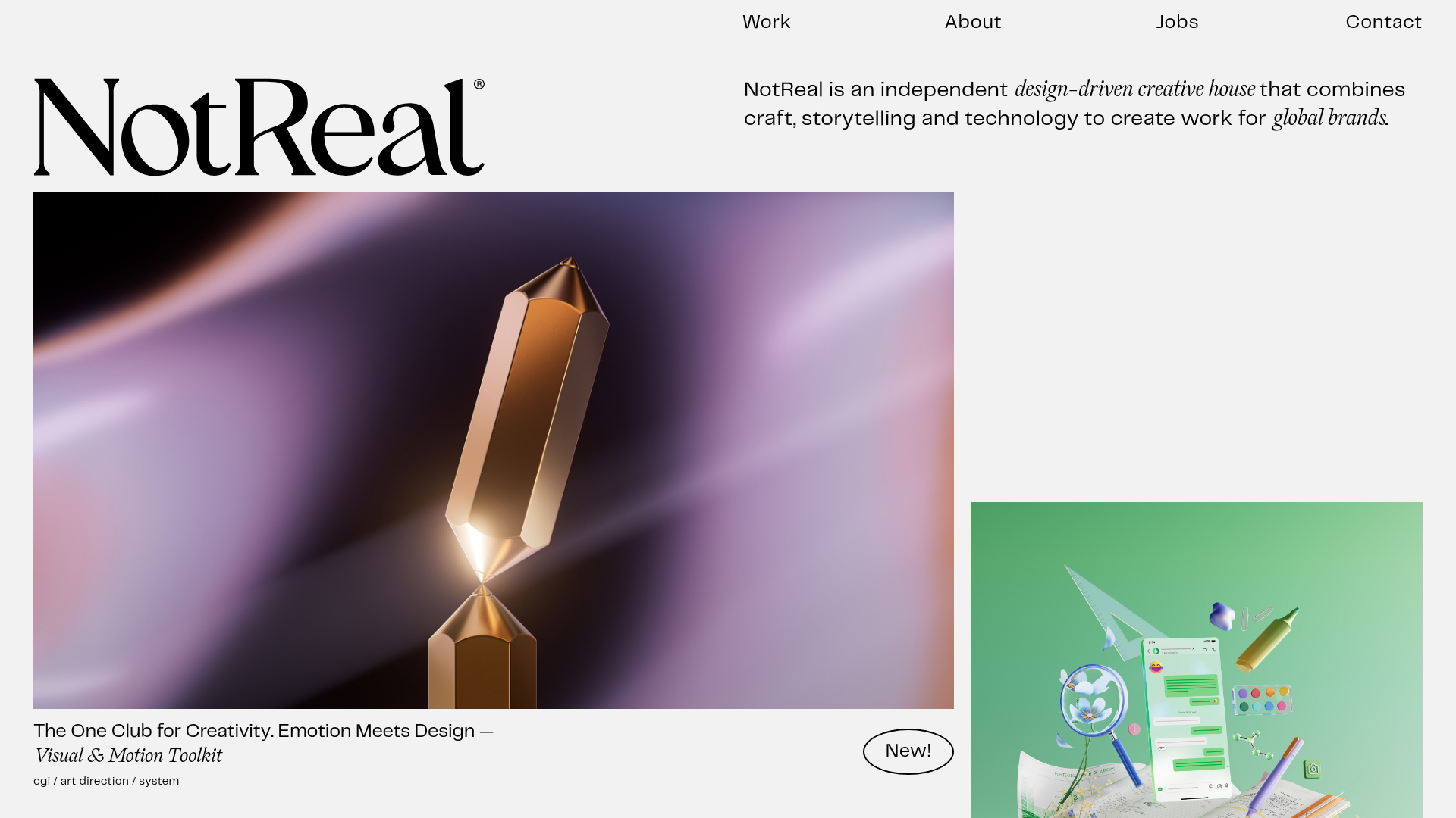 NotReal Design Agency Portfolio