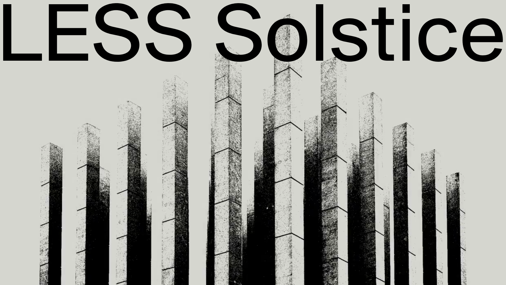 LESS Solstice Immersive Video Landing Page