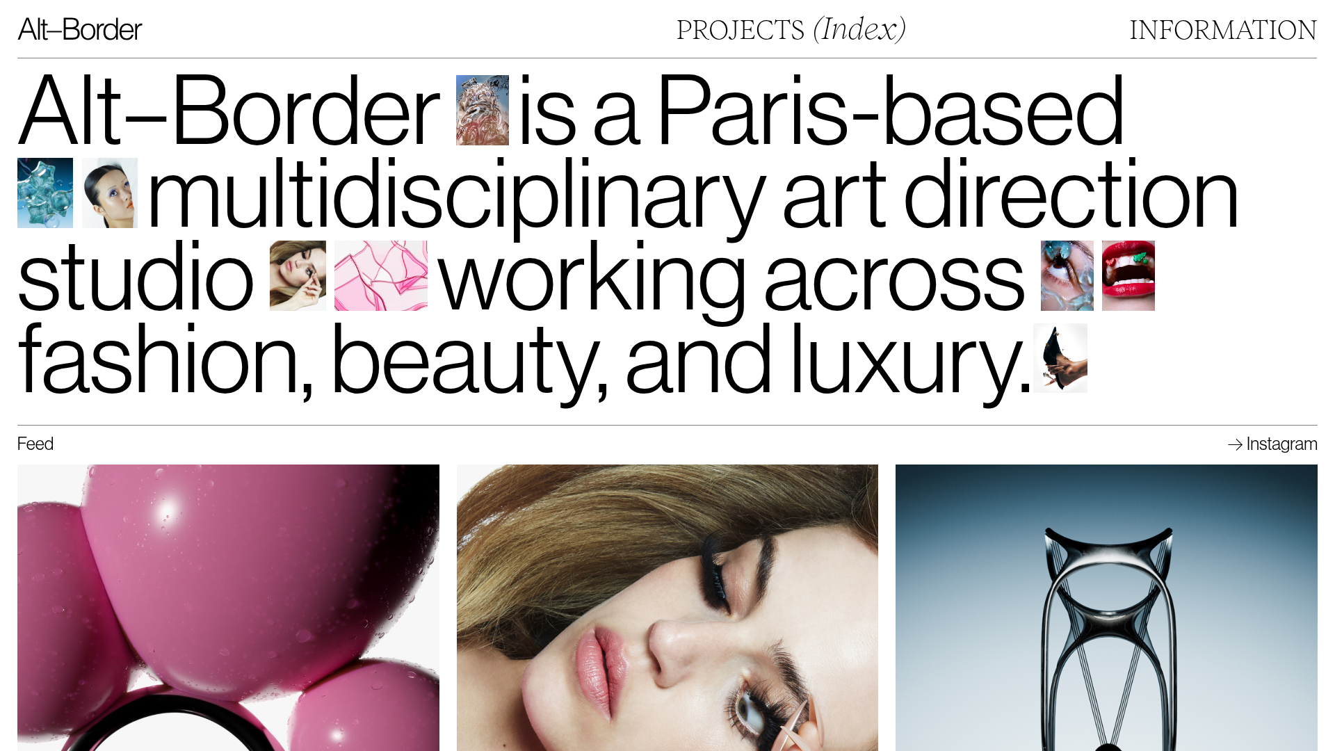 Alt-Border Portfolio With Inline Images