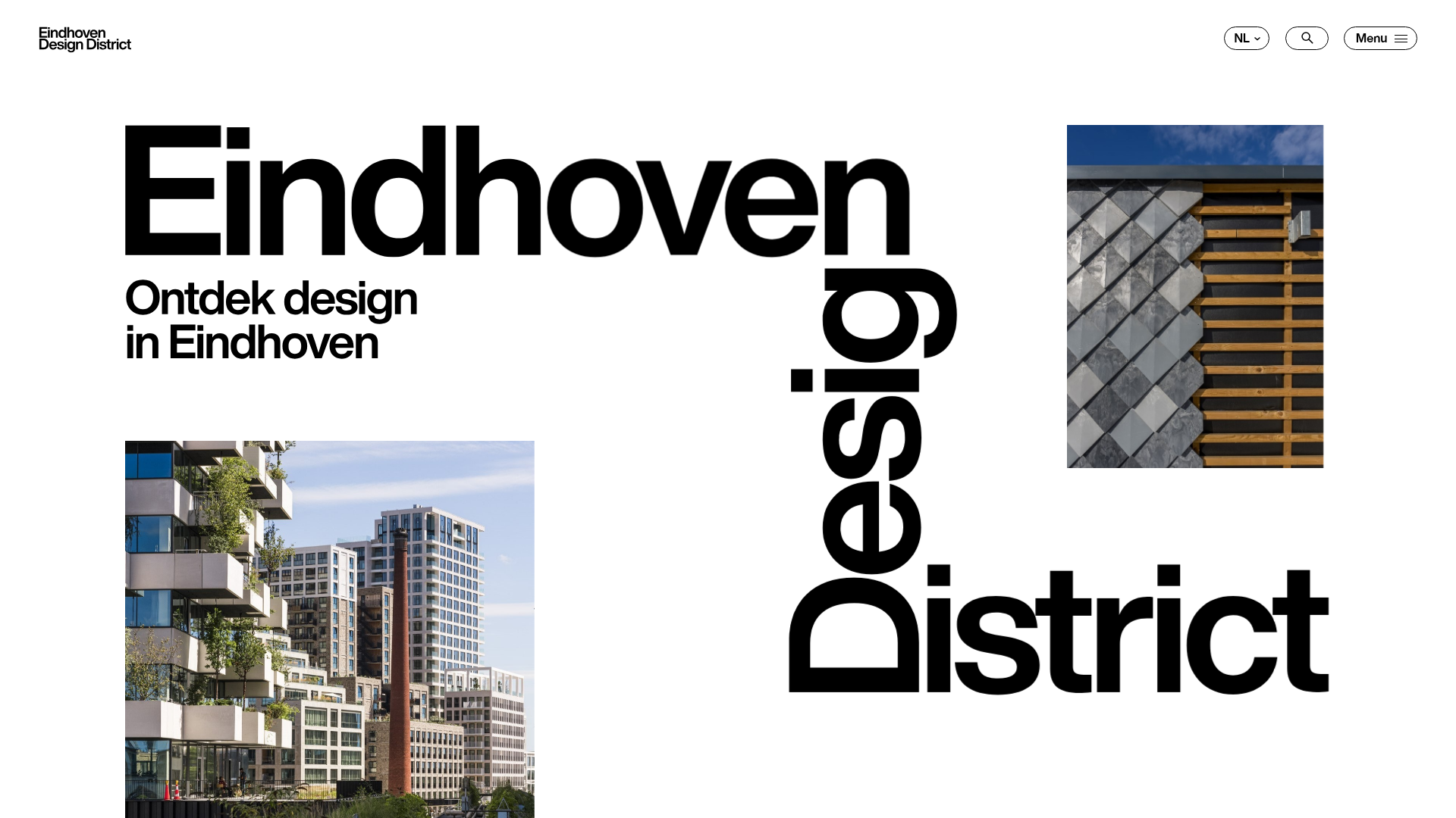 Eindhoven Design District Landing Page
