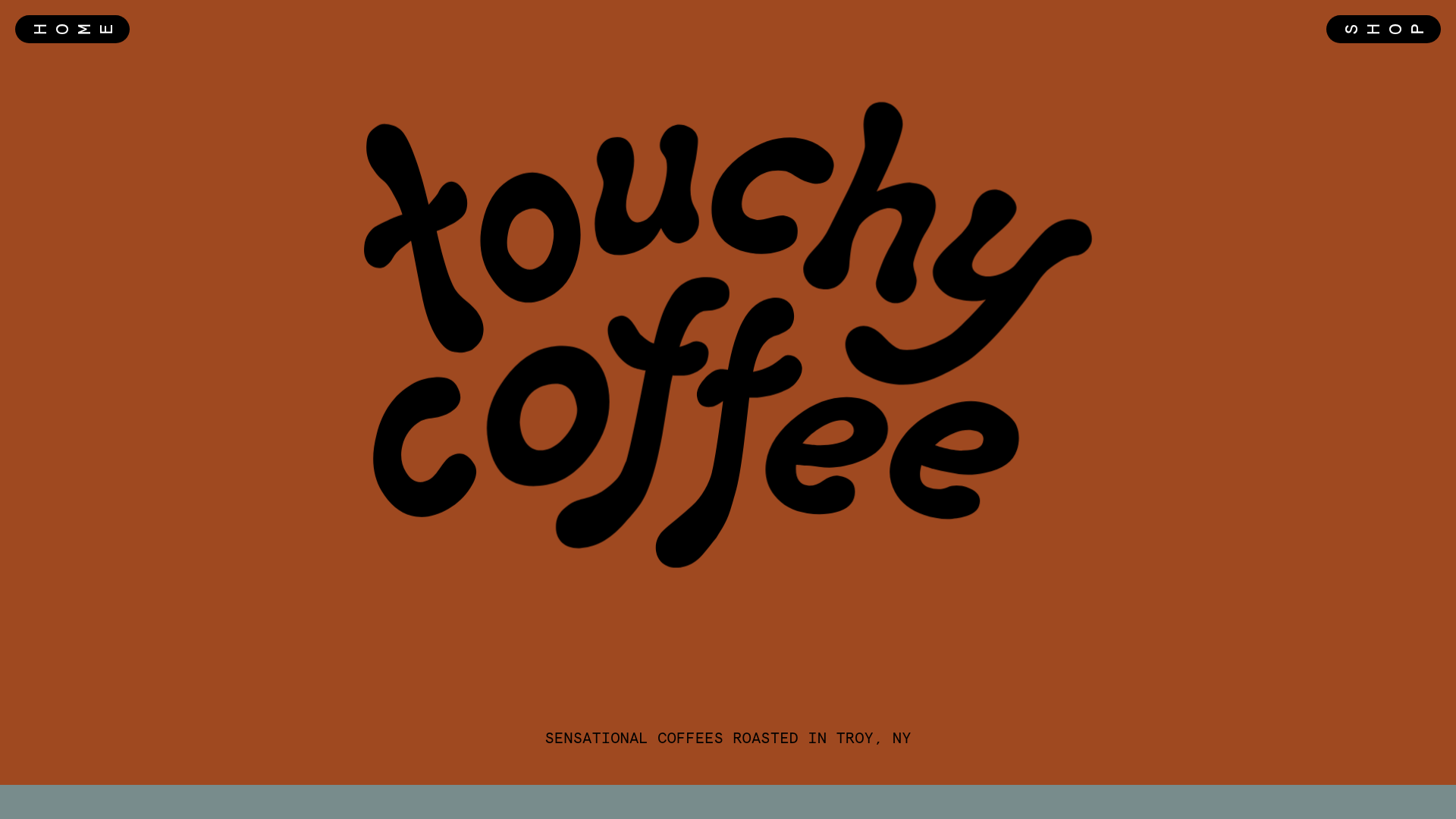 Touchy Coffee Specialty Roaster E-commerce