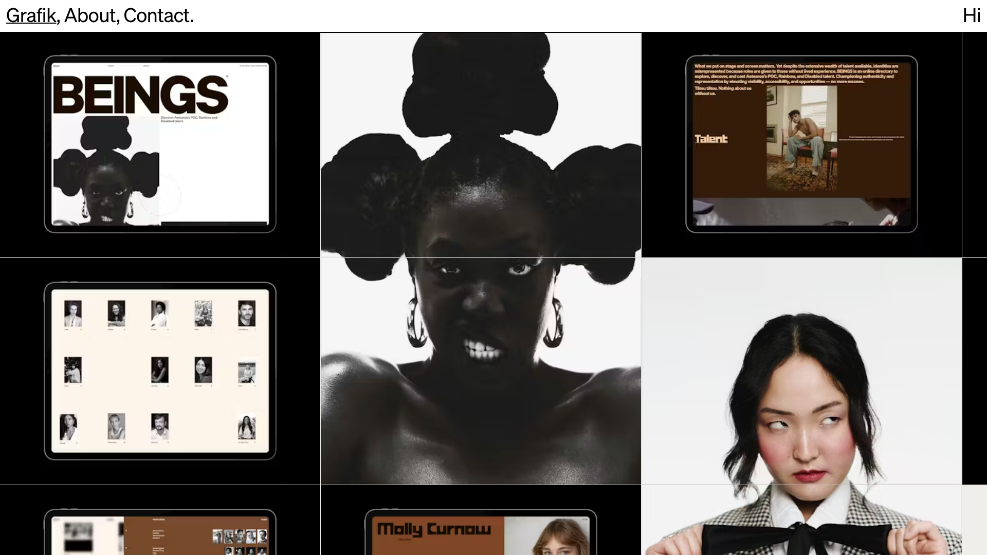 Grafik Portfolio Portfolio Grid Layout