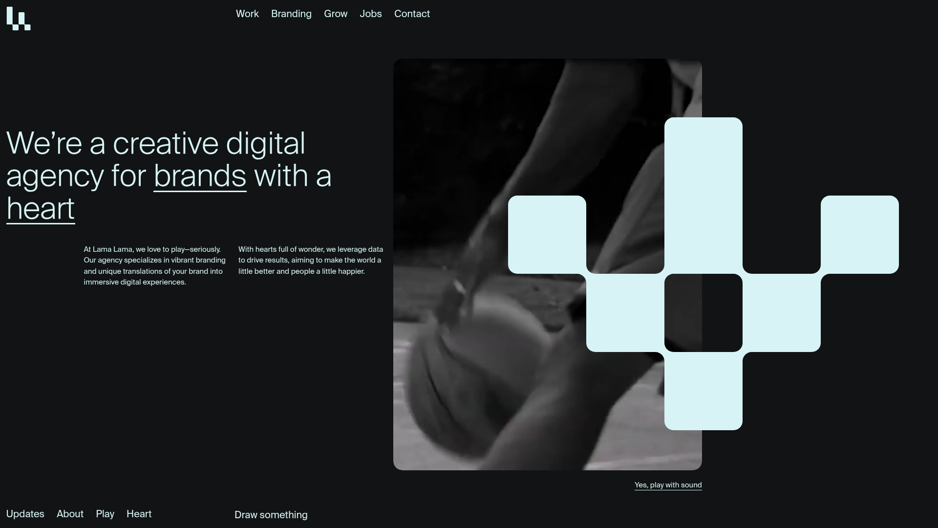 Lama Lama Creative Agency Landing Page