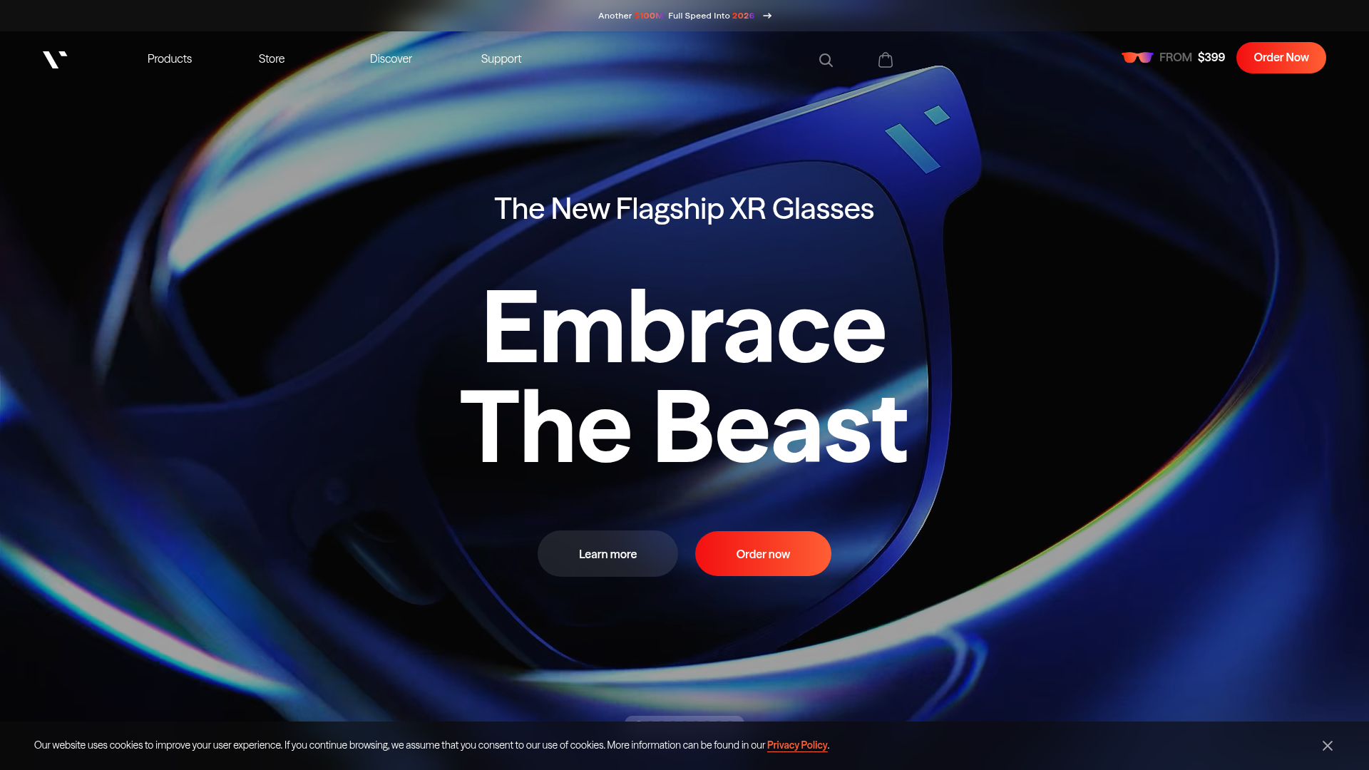 VITURE Flagship XR Product Landing Page