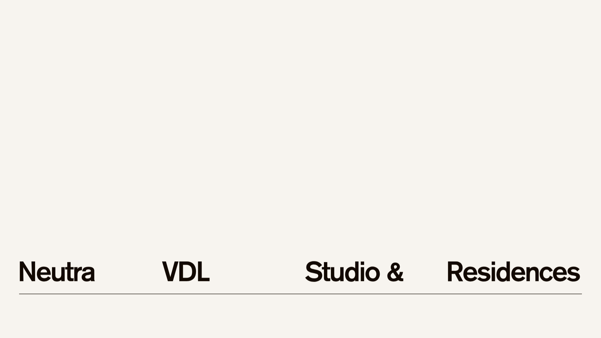 Neutra VDL Minimal Archive Layout