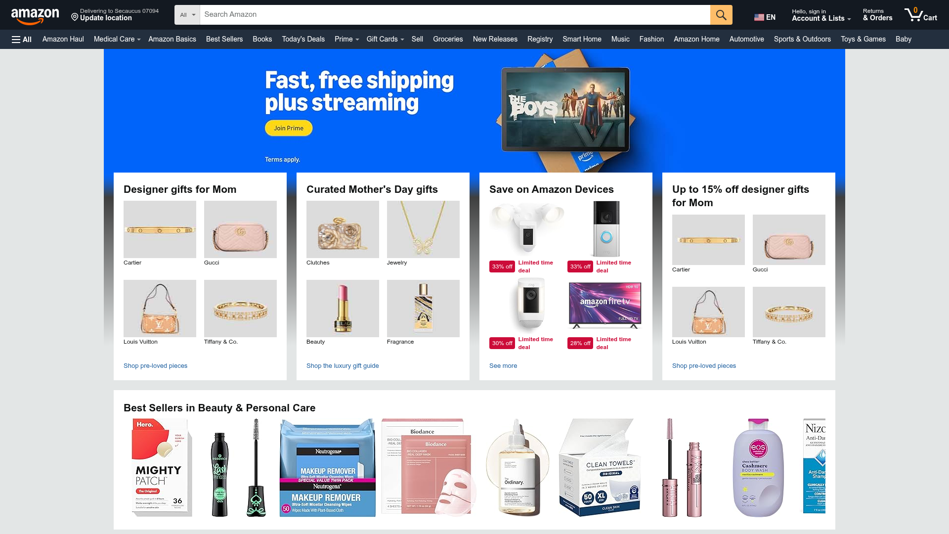 Amazon E-commerce Marketplace Dashboard