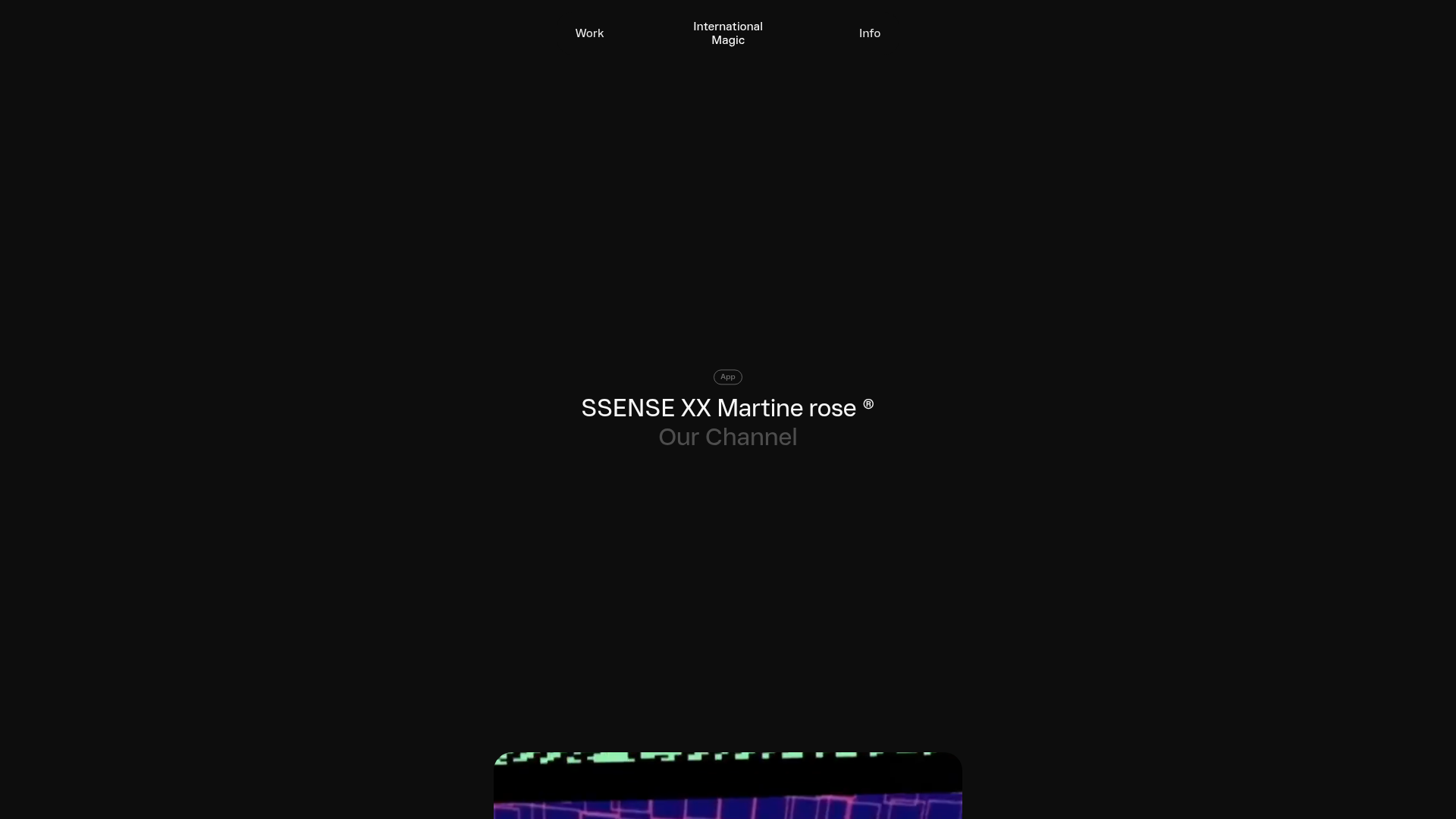 International Magic Immersive Portfolio Feed