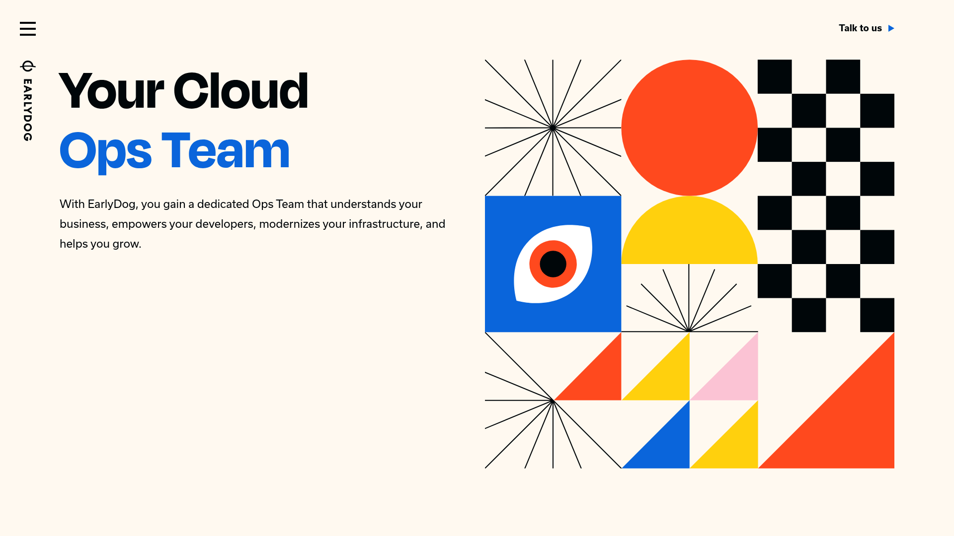 EarlyDog Managed Ops Landing Page