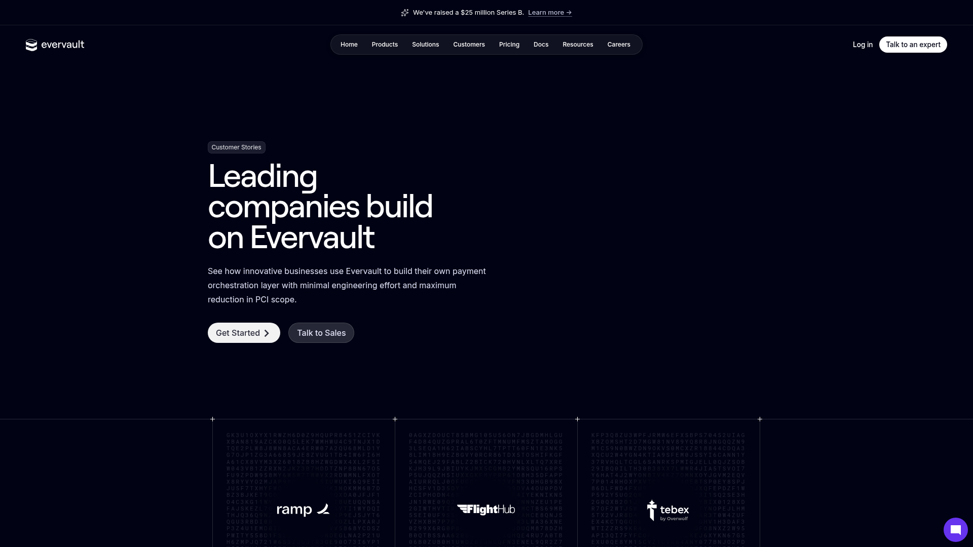 Evervault Customer Success Case Study Grid