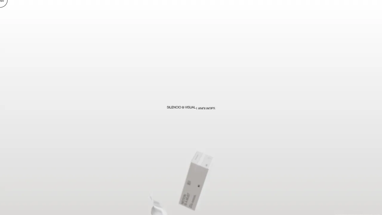 Silencio Studio Minimalist Design Portfolio