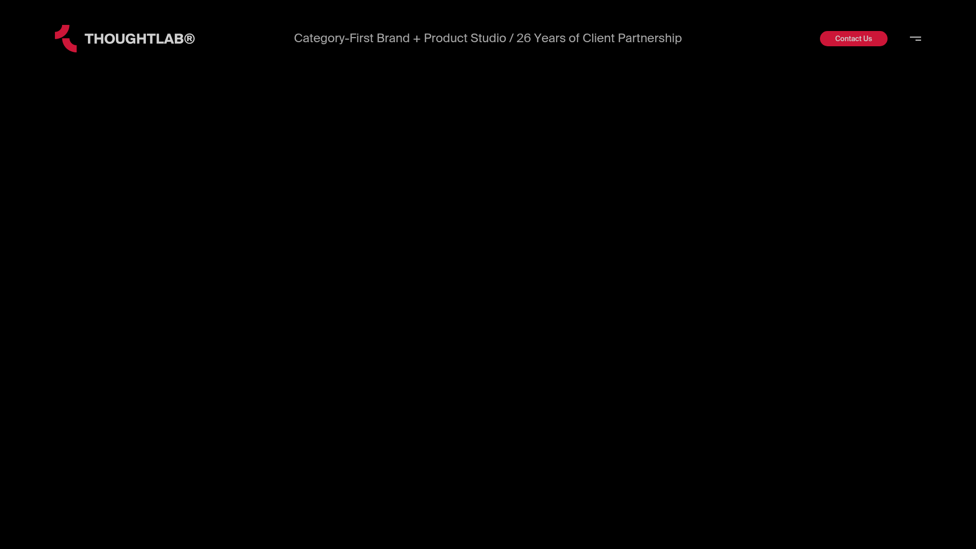 ThoughtLab Digital Studio Landing Page