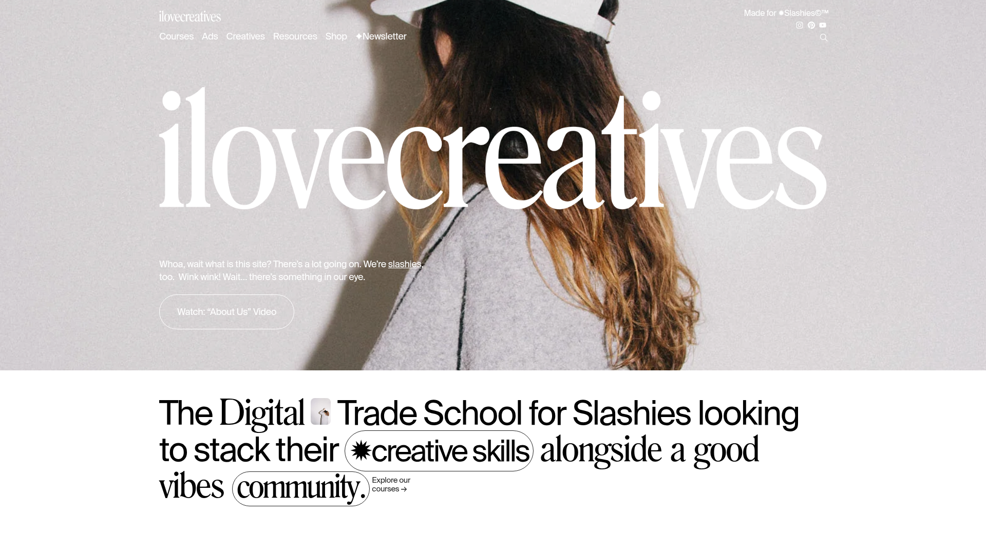 ilovecreatives Edu-Commerce Landing Page