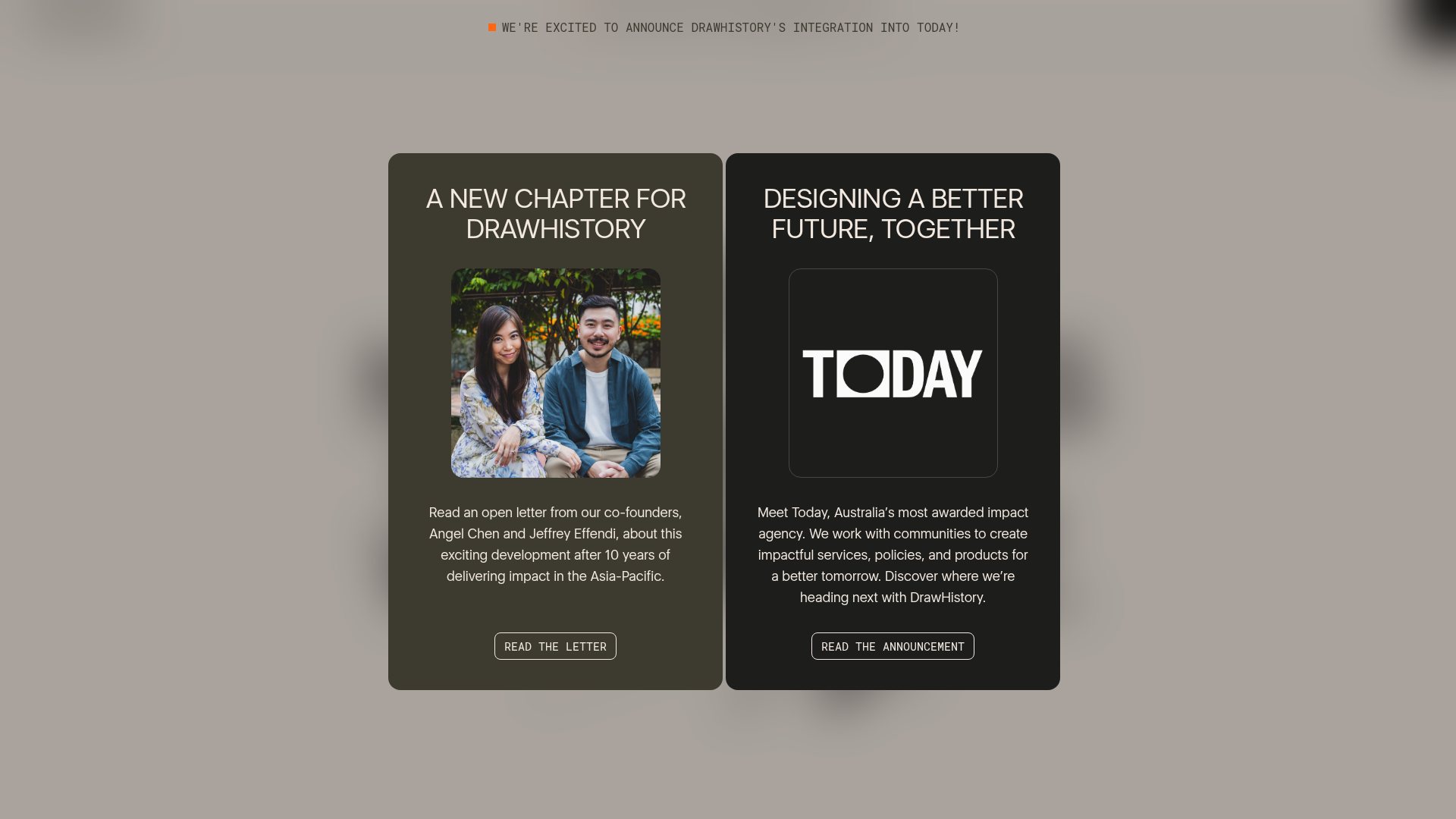 DrawHistory Social Impact Agency Portal